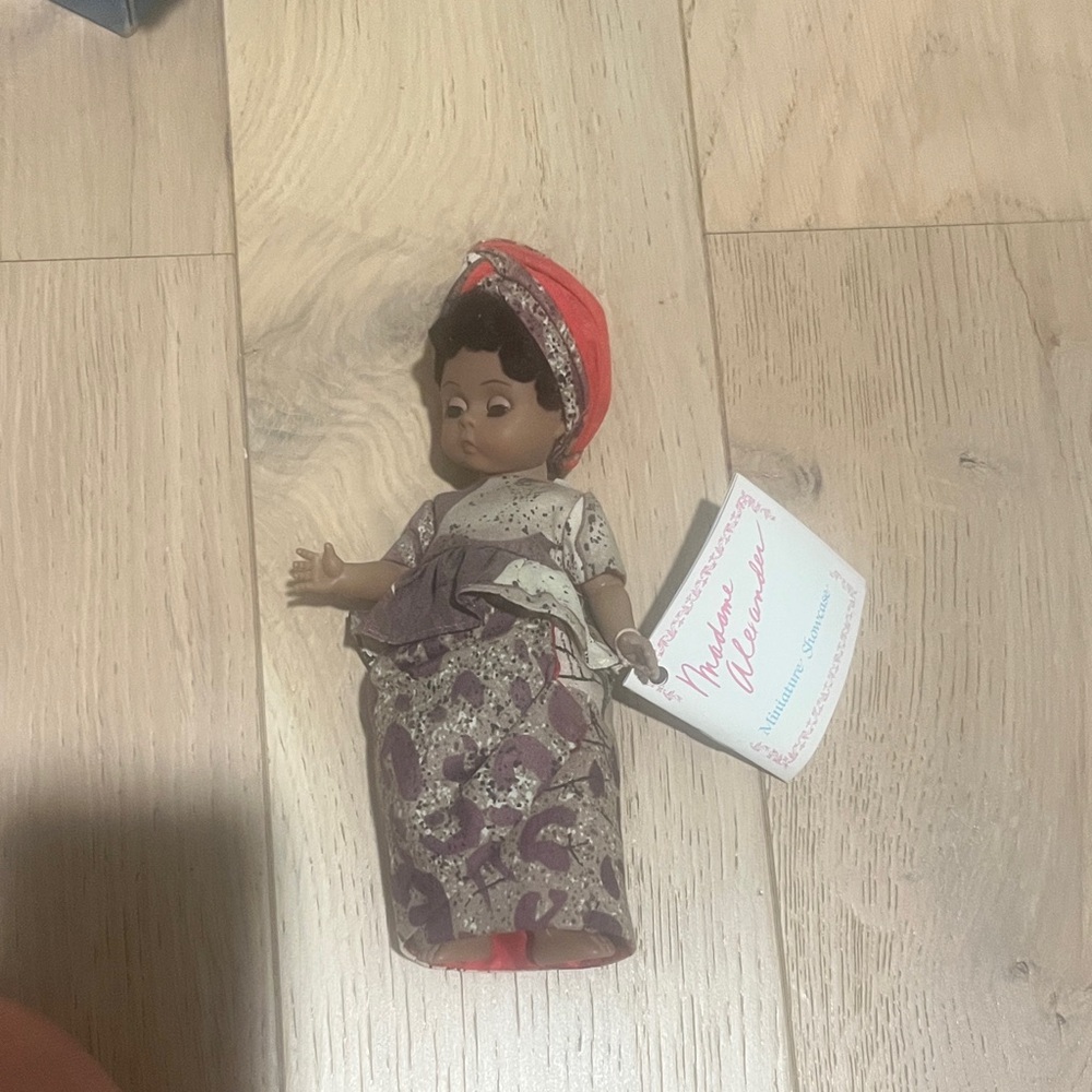 Madame Alexander Doll with Red and Purple Outfit